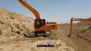 Экскаватор гусеничный Lonking с длиной стрелой