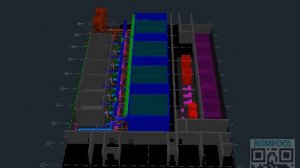 3D Проектирование очистных сооружений промышленных стоков.