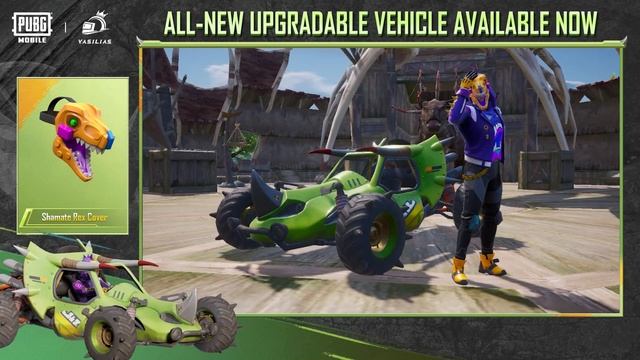 PUBG MOBILE | Ceratops Blitz Buggy (Upgradable Vehicle with Elimination Broadcast) смотреть онлайн