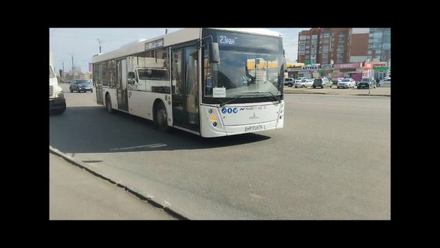 Поездка на автобусе МАЗ 203.047 № М 813 СВ 13, маршрут 23