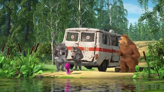 Маша и Медведь💥 НОВАЯ ПЕСЕНКА! 💥 АКУЛЁНОК 🦈 🫧🩵 Коллекция мультиков про Машу