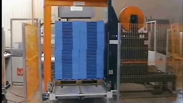 Flejadora vertical con lanza y desplazamiento смотреть онлайн