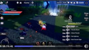 NEW BLACK THUNDER SHOWCASE IN DEMON BLADE ROBLOX!