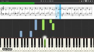 Sidewalk Cafe - William Gillock - Piano tutorial and cover (Sheets + MIDI)