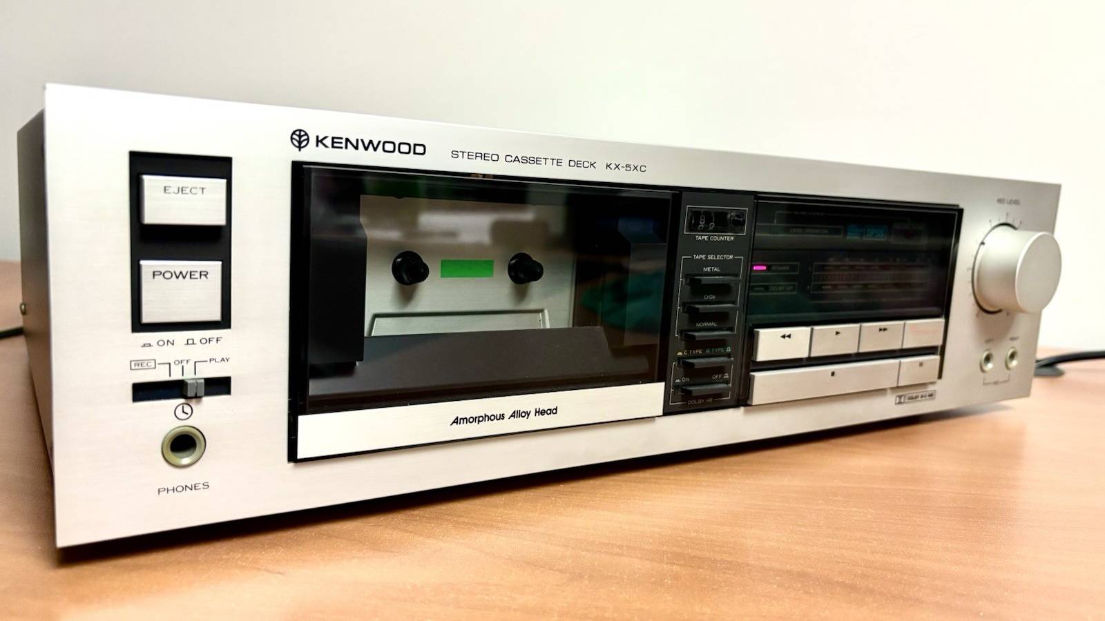 Винтажная стереокассетная дека Kenwood KX-5XC-Япония-1982-1984-год
