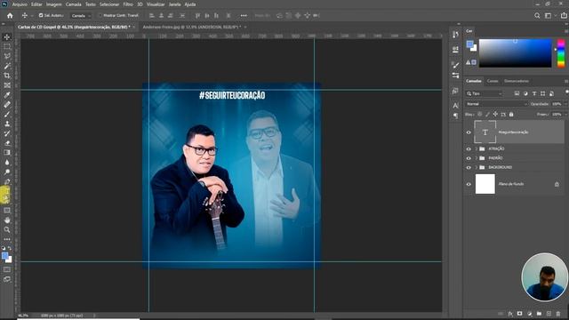 Como fazer um cartaz Capa de CD Gospel Passo a Passo Grátis