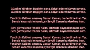 Yandirdin kalbimi karaoke