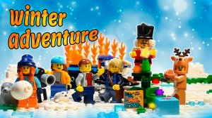 Lego Winter adventure (New Year's joke) зимние приключение (новогодний прикол)