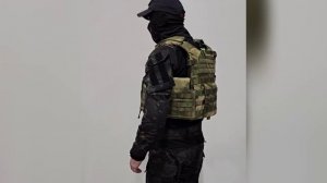 Бронежилет тактический военный TAKTIKX/ТАКТИКС LBT-6094A-RS Sentinel с БРОНЕПЛИТАМИ, БР5, мох