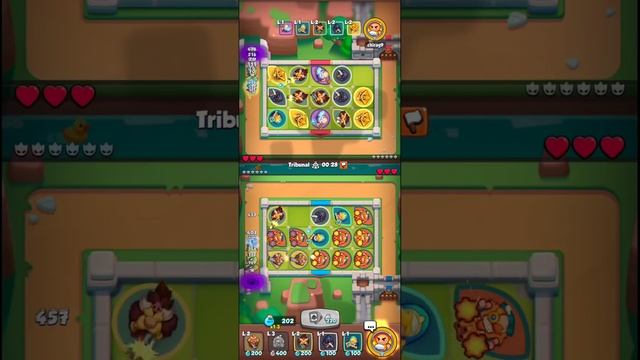 Rush Royale - 1 vs 1 Gameplay - PvP game - Rush Royale Gameplay