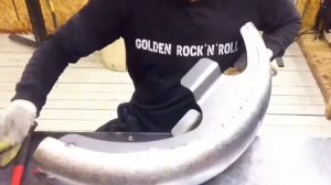 Крыло для Electra Glide. Harley Davidson. Металшейпинг.