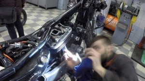 Замена гидрокомпенсаторов Harley-Davidson Sportster (Time-lapse)