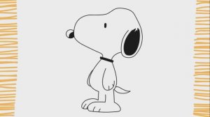 Как нарисовать пса ( собаку) Снупи mp4