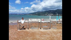 Геленджик 2023. 28.07.2023 День рождения мамы.Штормящее море и ветер.