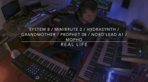 System 8 ⧸ Microbrute 2 ⧸ Hydrasynth ⧸ Grandmother ⧸ Prophet 08 ⧸ Nord Lead A1 "Real Life"