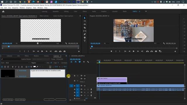 How to add Subtitles | premiere pro 2021