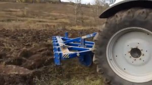 Скоростной плуг ПСКу за работой