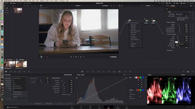 Halation effect in DaVinci Resolve смотреть онлайн