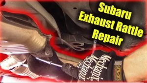 Ремонт дребезжания выхлопной трубы Subaru
