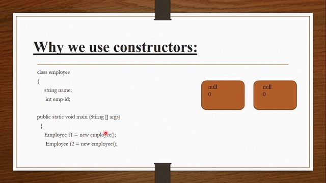 Constructors in java| LECTURE NO 4 | (Urdu / Hindi)| what is constructor |type of constructor| #jav