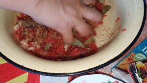 Духовкада гушт пишириш.