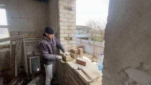 Изменяю оконные проемы, закладываю ниши под батареи!!! Продолжаю стройку.