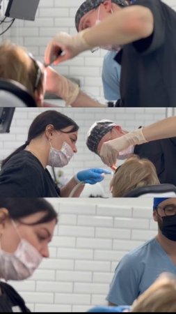 Совместная консультация стоматолога ортопеда и имплантолога в стоматологической клинике LDent