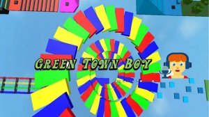 Первое видео Green town boy. Roblox - Лёгкий паркур.