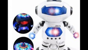 Танцующий светящийся робот Dancing Robot | Детская игрушка музыкальный робот