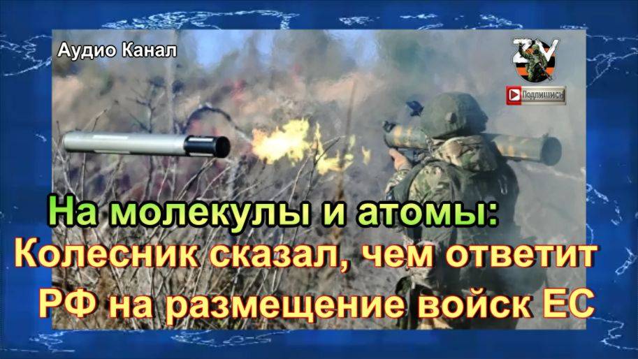 На молекулы и атомы   Колесник сказал, чем ответит РФ на размещение войск ЕС