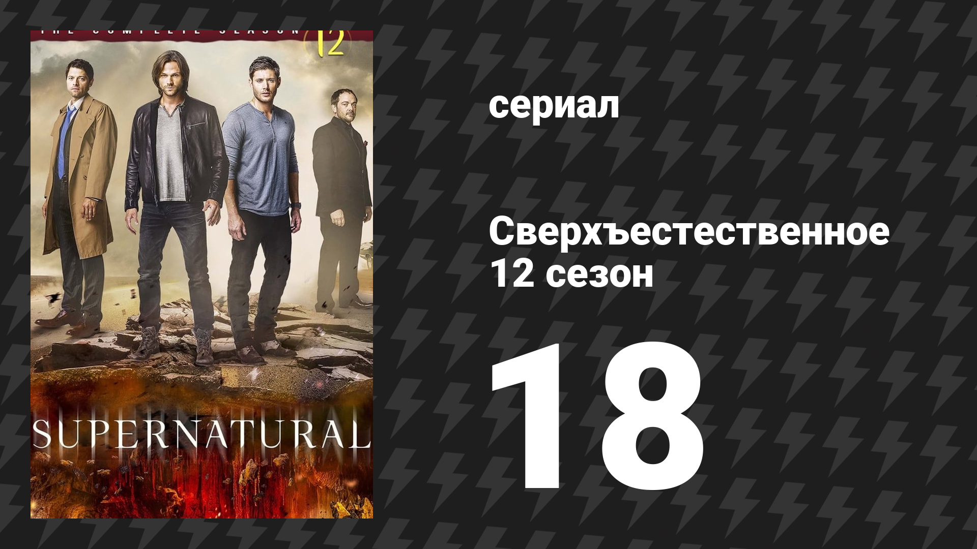Сверхъестественное 12 сезон 18 серия «Наследие» (сериал, 2016)