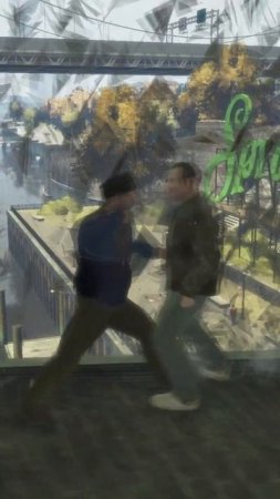 Профессиональный бокс на крыше в GTA 4 #shorts #gta