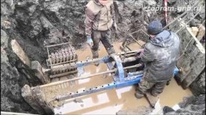 Установка ГНБ - УНБ-20К работа по мерзлоте / (ecoprom-gnb.ru)