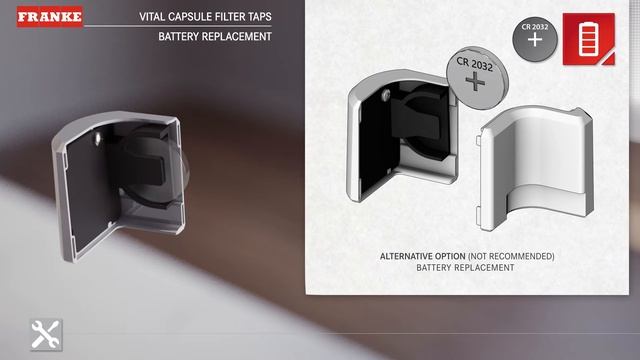 Franke Vital Capsule Filter System Taps - Battery replacement смотреть онлайн