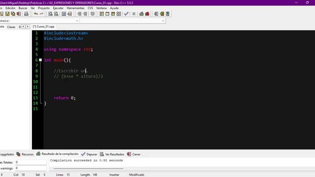 02. Programación en C++ || Ejercicios matemáticos - Math.h || Algoritmos y Programación