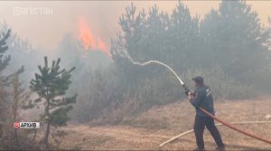 Все три пожара - в Левашинском, Унцукульском и Хунзахском районах ликвидированы