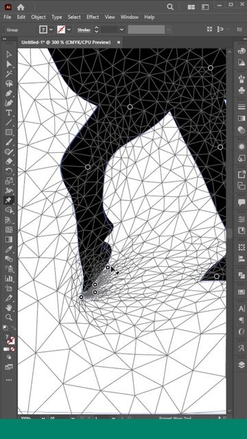 How to use Puppet Warp Tool in Illustrator #tutorial #shorts смотреть онлайн