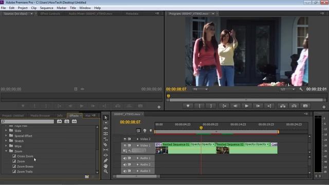How to zoom in Adobe Premiere Pro