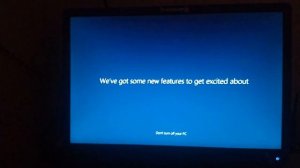 windows 10 update and new boot animation(cortana activated)