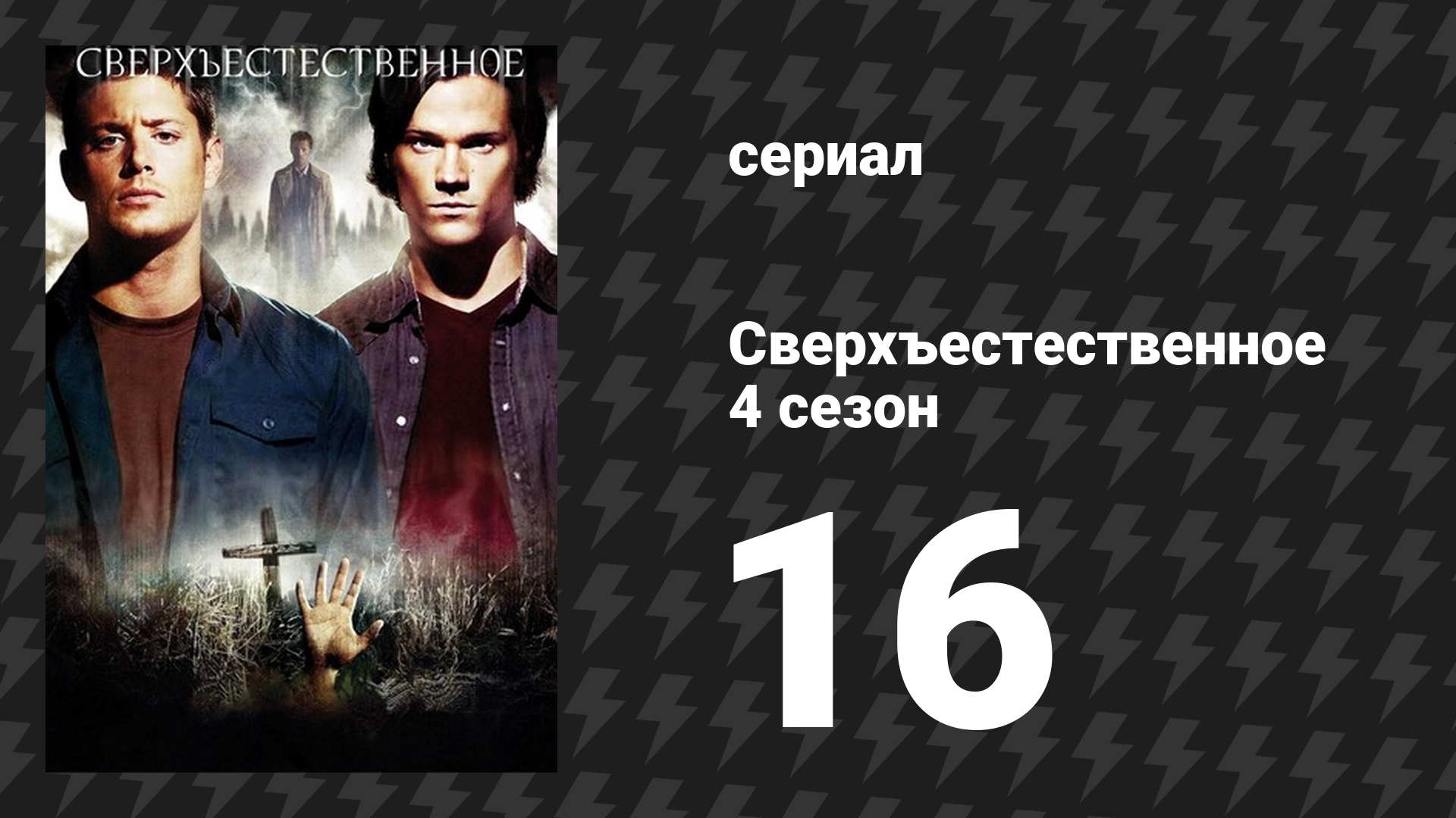 Сверхъестественное 4 сезон 16 серия «На острие» (сериал, 2008-2009)