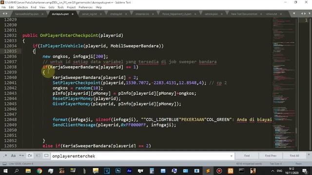 Cara Scripting Sweeper System SAMP Sidejob Pawn GetVehicleModel OnPlayerEnterVehicle IsPlayerInRang смотреть онлайн