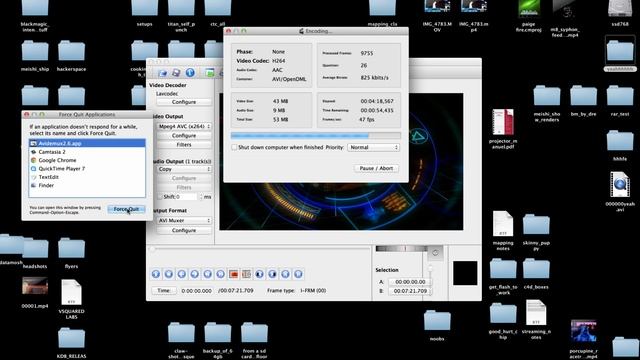 VJ Tim Abad's video file bending tutorial - Modul8 avidemux glitch art "datamosh" смотреть онлайн