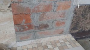 Столб из кирпича. первый раз своими руками