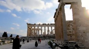 Древний Акрополь Афины Греция пешая прогулка часть 2 путешествия туризм экскурсии обзор