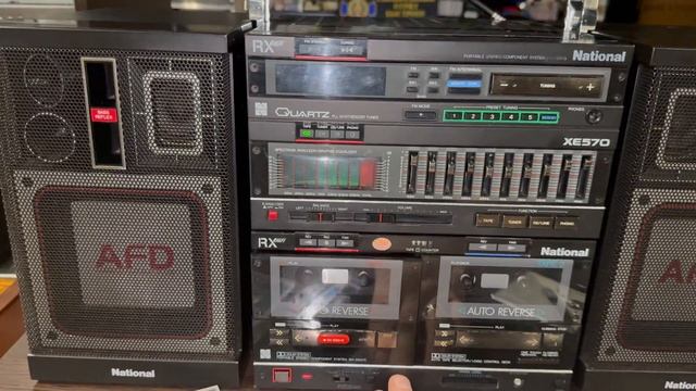Vintagemoscow   NATIONAL RX XE 570  ТОПОВЫЙ БУМБОКС