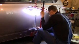 Ниссан Кашкай, работаем споттером Пилот. Ремонт кузова.