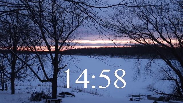 30 Minute Real Time Sunset Timer| Productivity Timers | Timer without Music