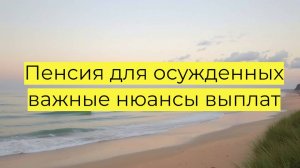 Как осуждённые получают пенсию в тюрьме: правила начисления, удержания и выплаты