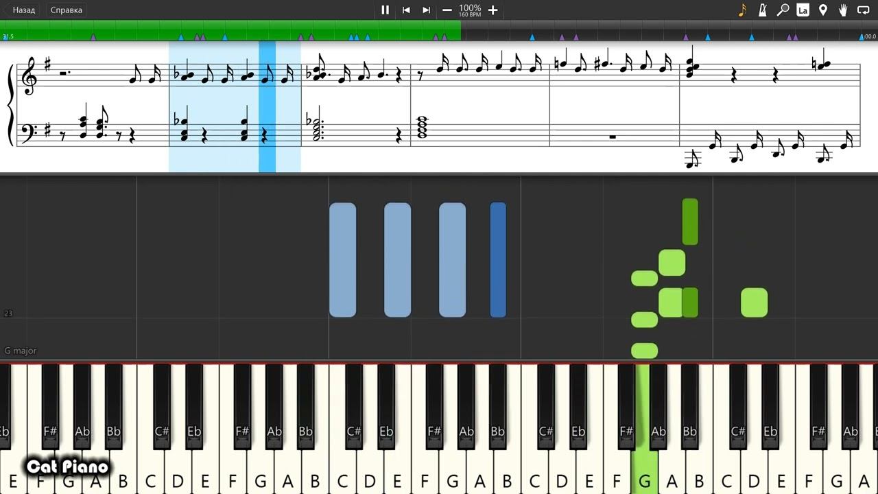 Bourbon Street Saturday Night - William Gillock - Piano tutorial and cover (Sheets + MIDI)