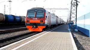 Электропоезд ЭД9М-0030 "Аламбайский экспресс".